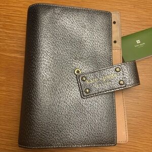 Kate Spade Gunmetal personal planner/diary/notebook